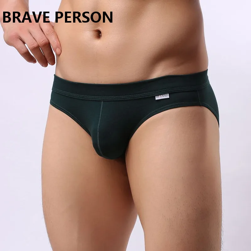 Новинка 2018 Брендовое Мужское нижнее белье из модала однотонное с низкой талией