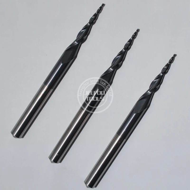 R0.5 * 30H 6D 75L 2F конусные коронки из карбида с двумя концевыми флейтами|carbide endmill|endmill