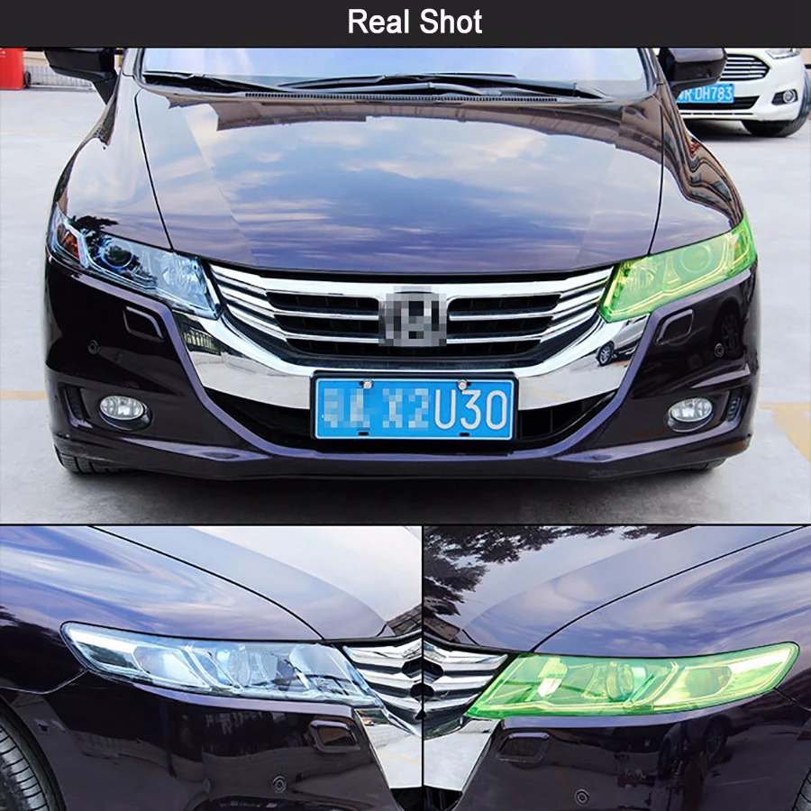 LEADTOPS автомобильный Стайлинг прозрачная пленка для фар 13 цветов 30x180 см задние