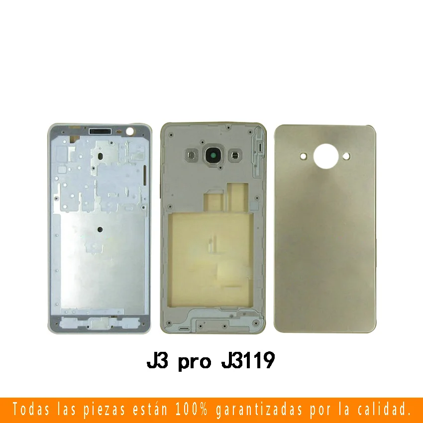 Оригинальный Для оригинальный samsung Galaxy J3 Pro J3110 J3119 Батарея крышка средняя рамка