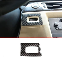 real carbon fiber car key hole frame trim stickers for bmw 3series e90 e92 2005 2012 left hand drive