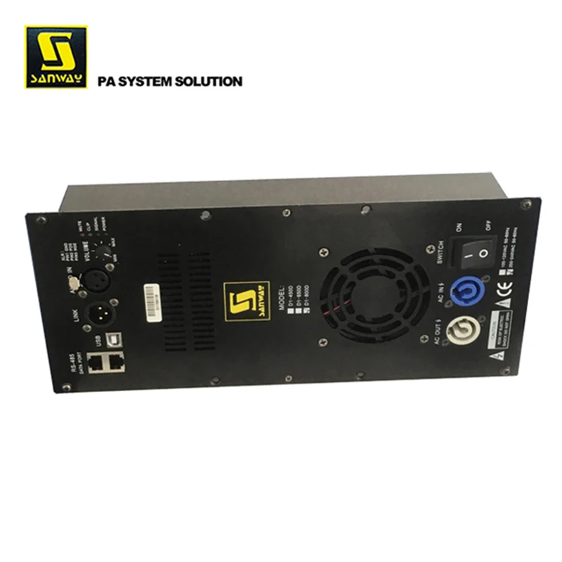 D1 650D одноканальный 650 ватт Pro DSP Мощность модуль усилителя для