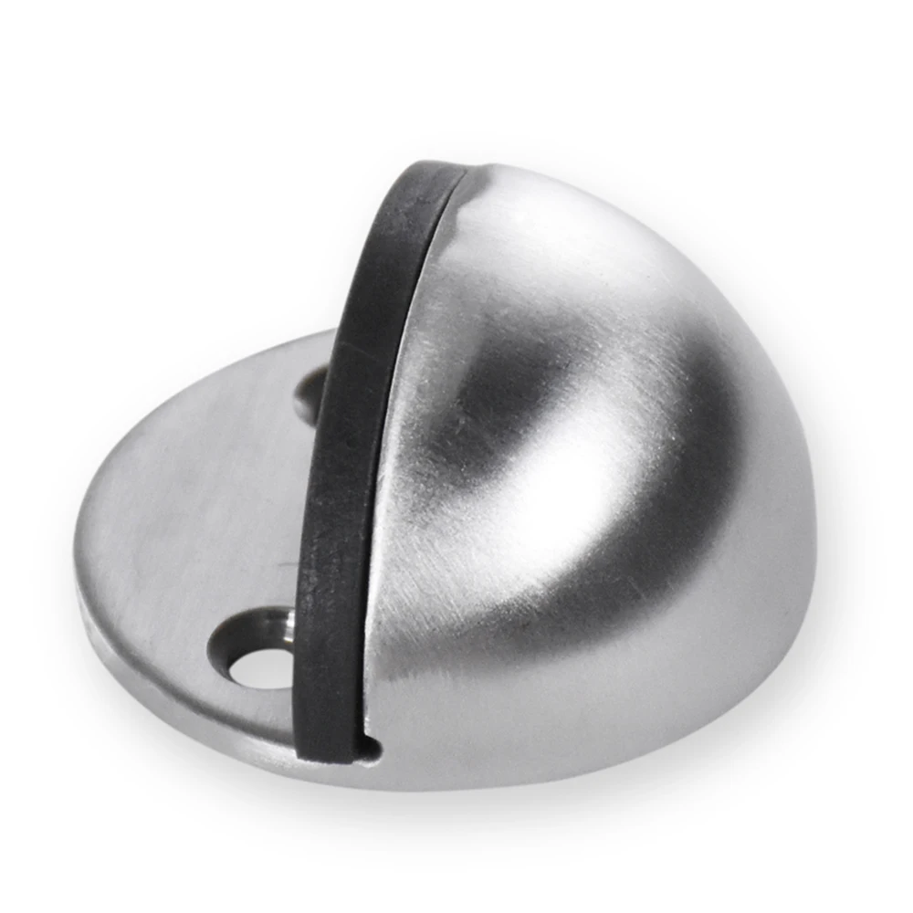 1 шт. серебристый металлический Овальный полулунный дверной ограничитель