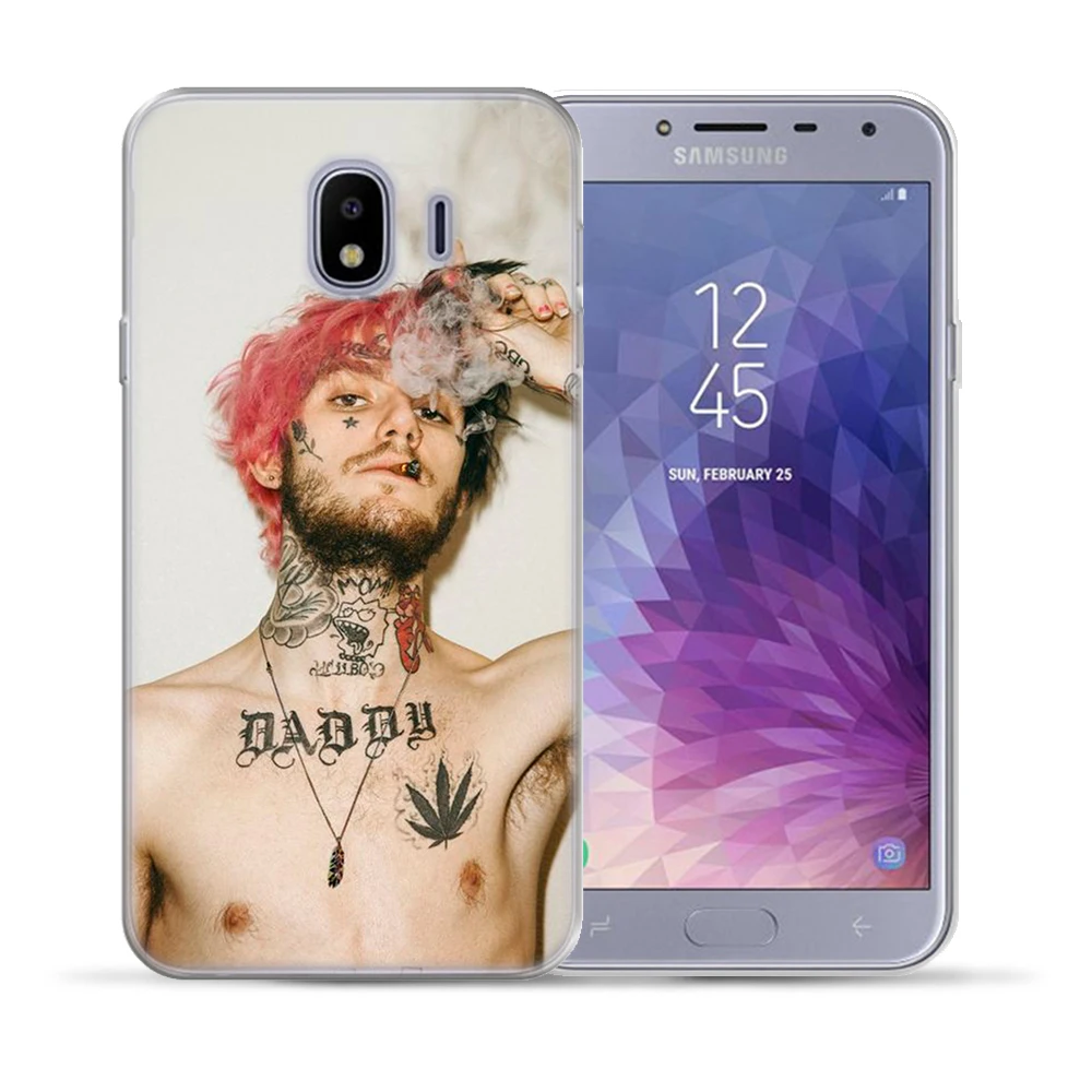 Мягкий ТПУ чехол Rap Lil Peep для Samsung Galaxy J3 J7 J8 J6 J4 Plus 2018 J5 2016 2017 M10 M20 M30 J2 Prime Pro | Мобильные