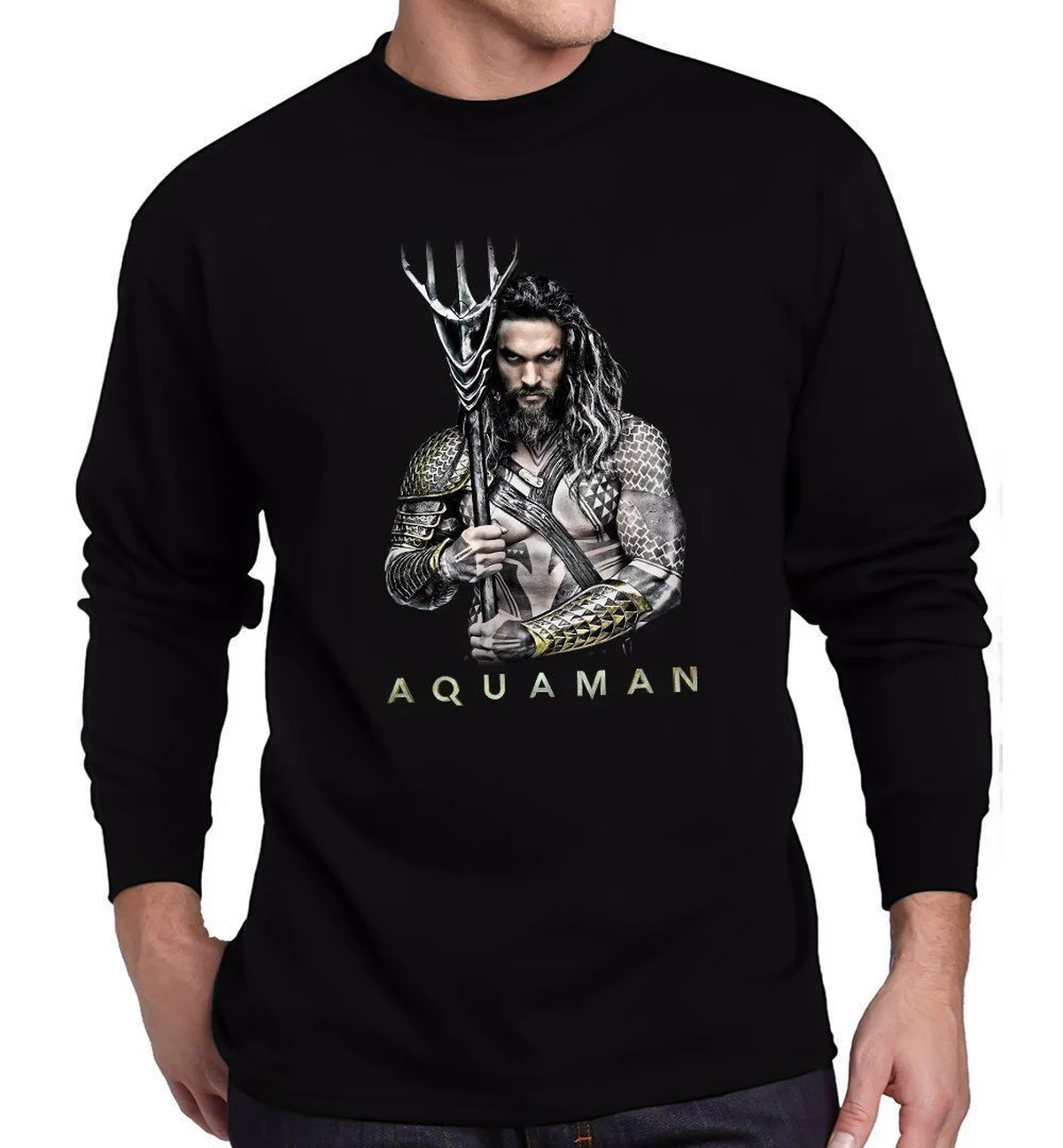 Aquaman Футболка Джейсон Момоа американские комиксы фильмы Мужская футболка с