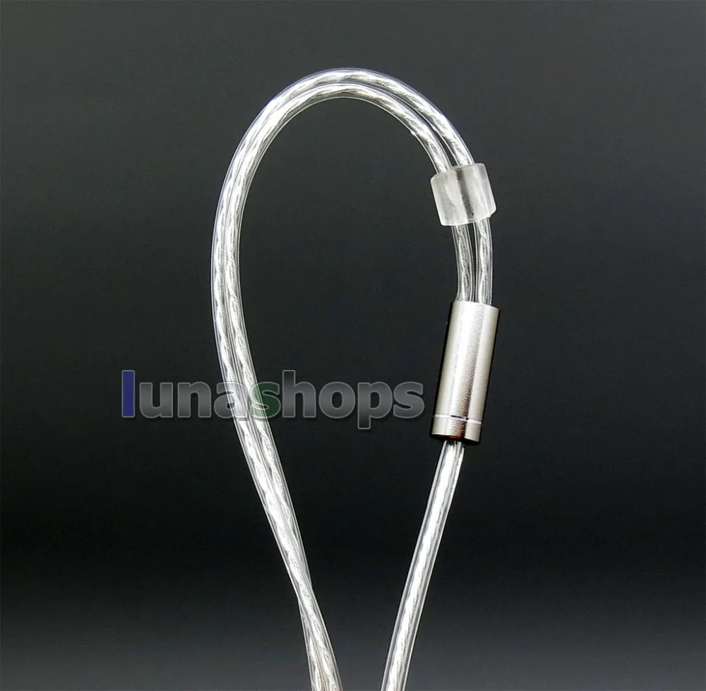 LN006263 из меха черно-бурой покрытие наушников кабель для HiFiMan HE400 HE5 HE6 HE300 HE560 HE4 HE500 HE600 наушников