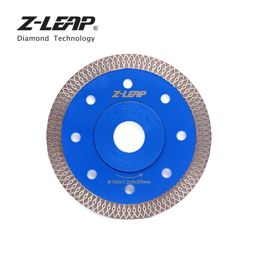 Z LEAP 105 мм супер тонкое алмазное лезвие 4 &quotволнистый стиль для резки камня