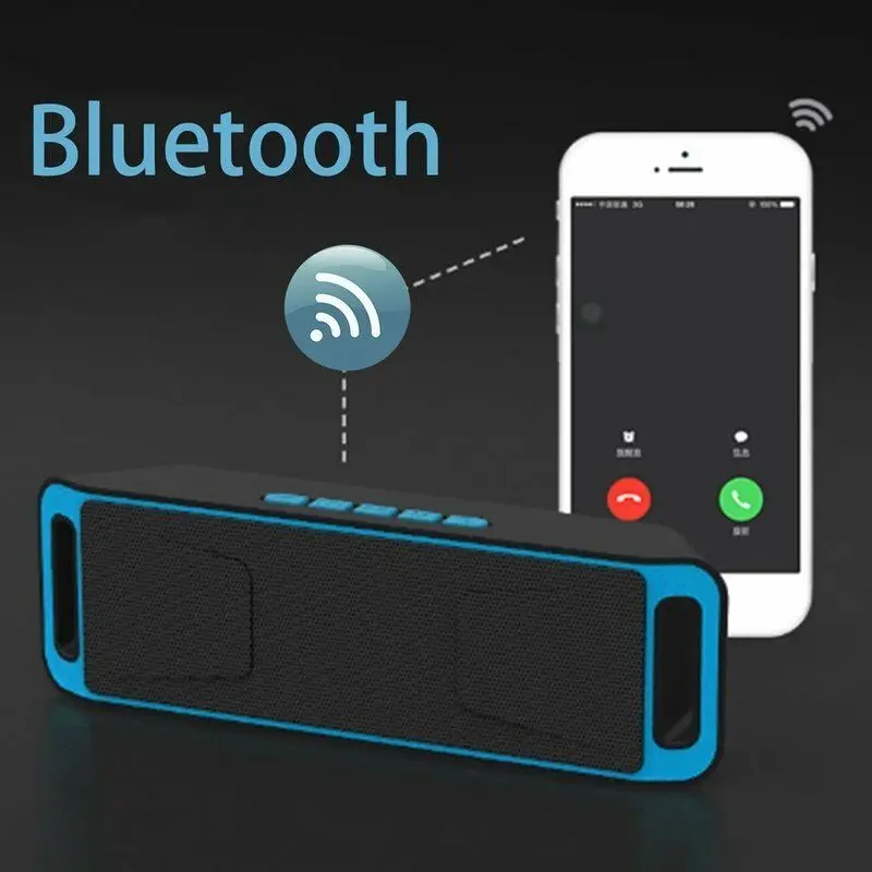 Беспроводной Bluetooth динамик для улицы и дома портативный стерео громкоговоритель