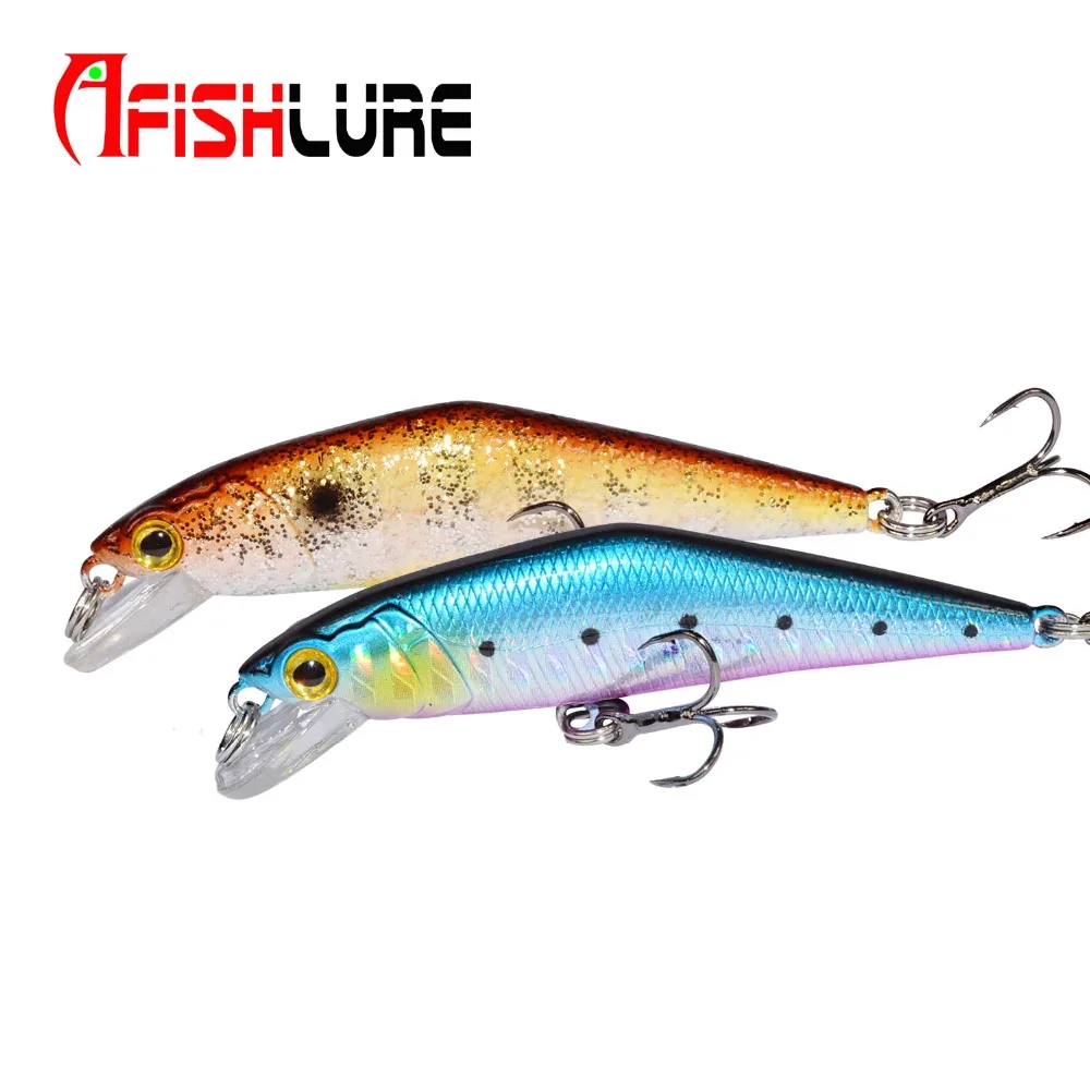 Жесткая Приманка Minnow 85 мм/15 г тонущие рыболовные наживки с Trebke крючки плавающая