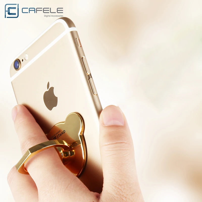 Cafele держатель телефона с кольцом на палец для iphone7 samsung S8 huawei Xiaomi металлический