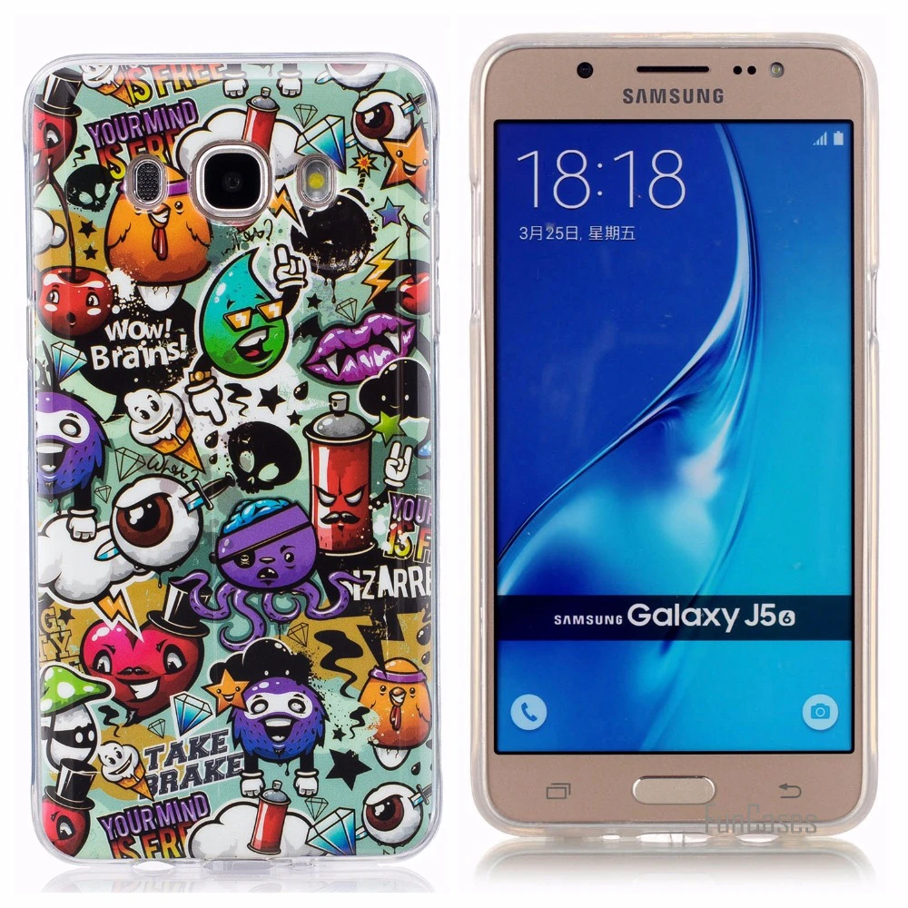 Чехол для coque samsung J5 2016 чехол силиконовый fundas Galaxy (6) J510 SM J510F Etui Telefoon Hoesjes|case for|telefoon