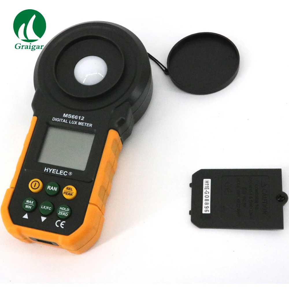 Портативный цифровой MS6612 Lux Meter управление температура и влажность 0 ~ 40 C с