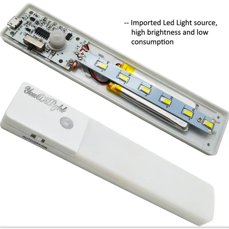 YouOKLight движения Сенсор ночник Беспроводной PIR Активированный usb заряженных