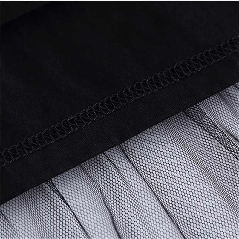 

2019 Summer T-shirt Dresses women Fashion Print Mesh Splices Short sleeve O-Neck Long Dress Casual Loose Plus size Dress Female