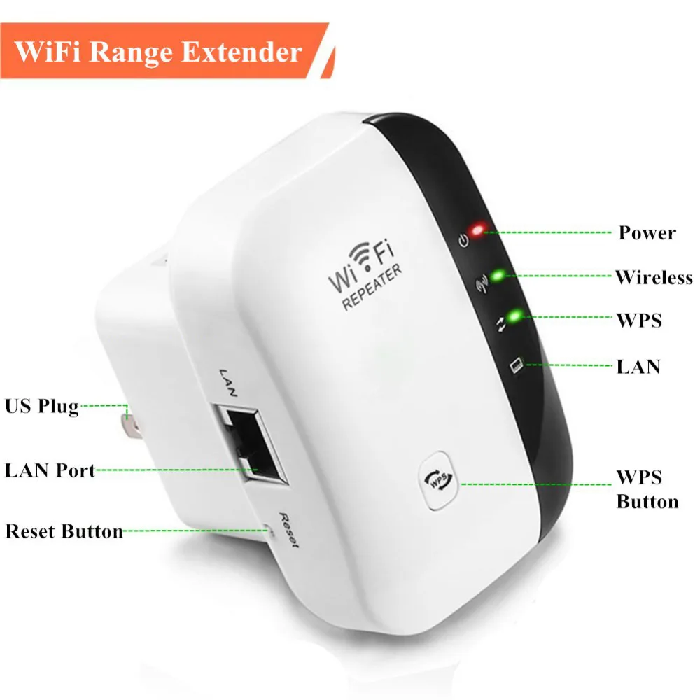 Усилитель сигнала Wi-Fi 300 Мбит/с 2 4 ГГц | Компьютеры и офис
