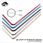 Металлическая трубка BYKSKI (ID 12 мм + od 14 мм) + Толщина 1 мм + (длина 50 см + 20 см), латунная трубка для охлаждения с гальваническим покрытием