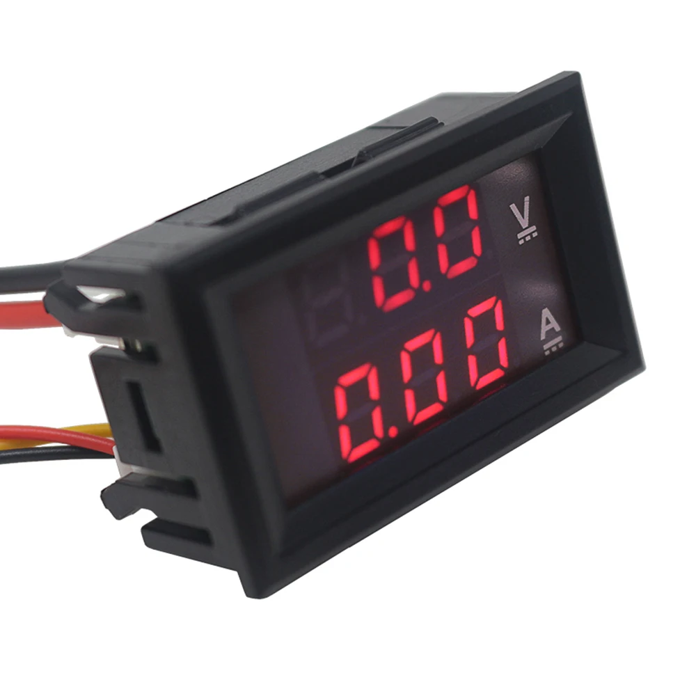 DC 0 100V/10A мотоцикл Амперметр Вольтметр цифровой амперметр вольтметр Индикатор