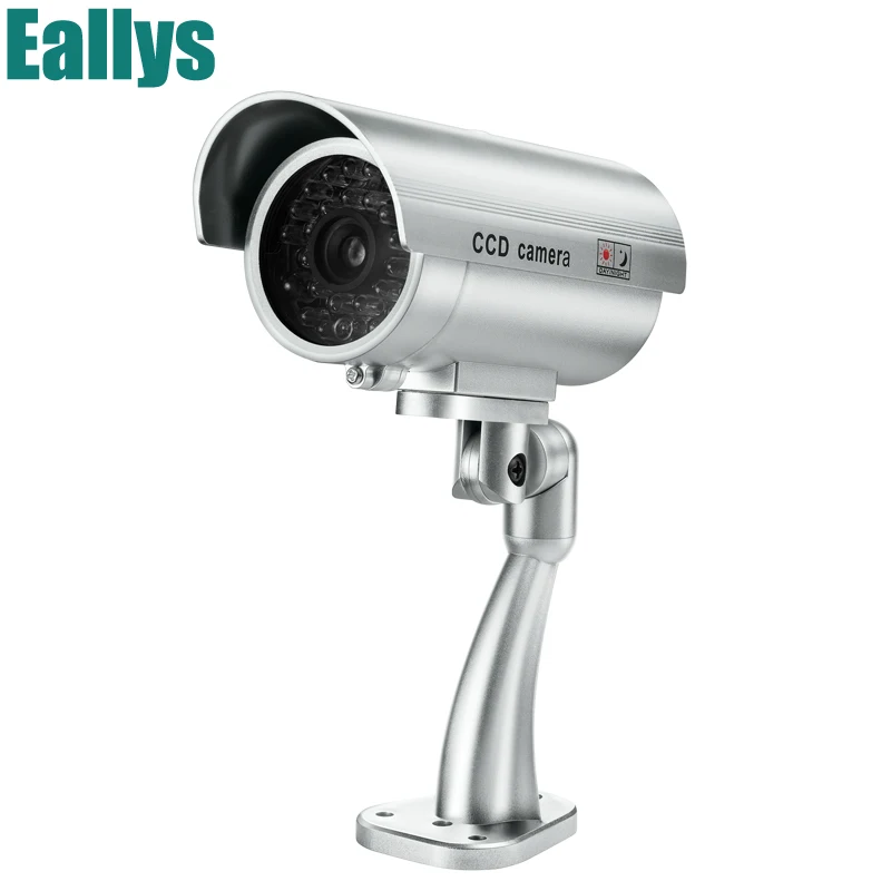 Водонепроницаемая поддельная камера видеонаблюдения с мигающим светодиодный