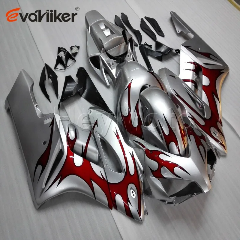 

Обтекатель ABS для мотоцикла CBR1000RR 2004 2005 красное пламя CBR1000RR 04 05 серебряные панели для мотоциклов 5 подарков литьевая форма