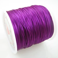 free shipping 2 rolls200m purple stretchy elastic rope beading cordstringthread 0 8mmdiy jewelry earrings wire accessories