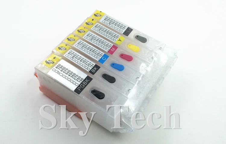 Пустой пополняемый картридж 6PK подходит для PGI450 CLI451 canon MG5440 MG5540 MG8740 IX6540 MG7140 iP7240 с