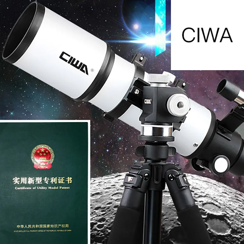 Оптический рефракторный телескоп CIWA монокулярный астрономический портативный