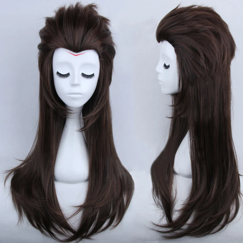 Sallyface Ларри 70 см длинные коричневые смешанные термостойкие волосы косплей костюм