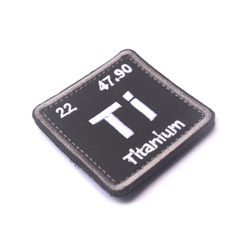 Титановая Военная Тактическая Боевая нашивка 5*5 см армейская нарукавная повязка