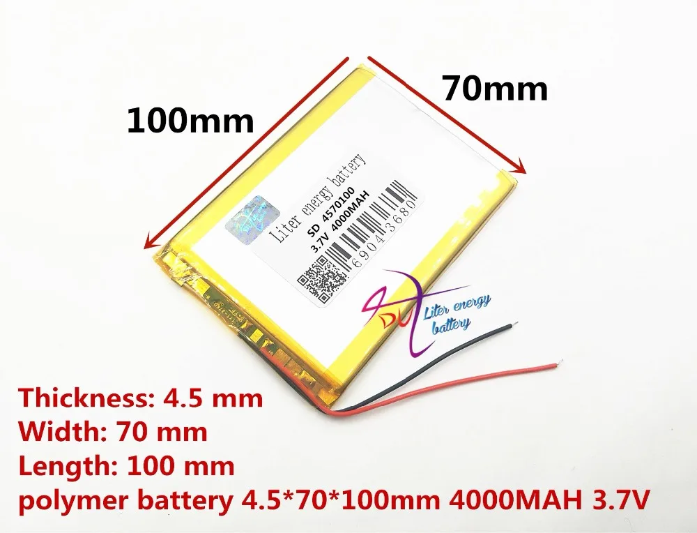 Высокое качество полимерный аккумулятор 4570100 m70 vx545hd песня сша 4000mah батарея