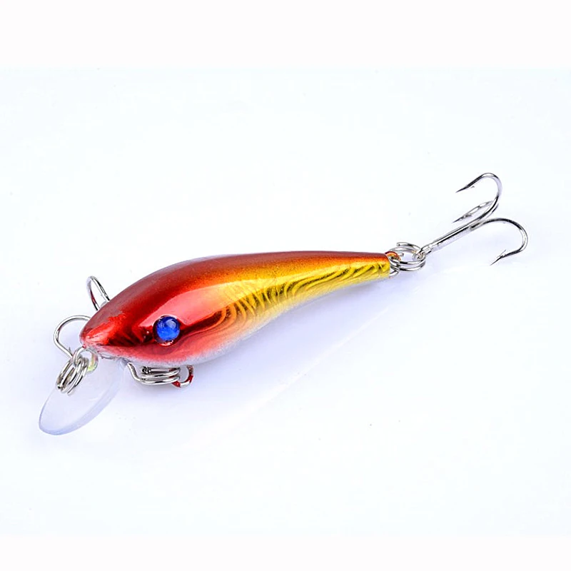 1 шт. рыболовные приманки 5 7 см 4 г Минноу Crankbait Жесткий Приманка плотная Колебание