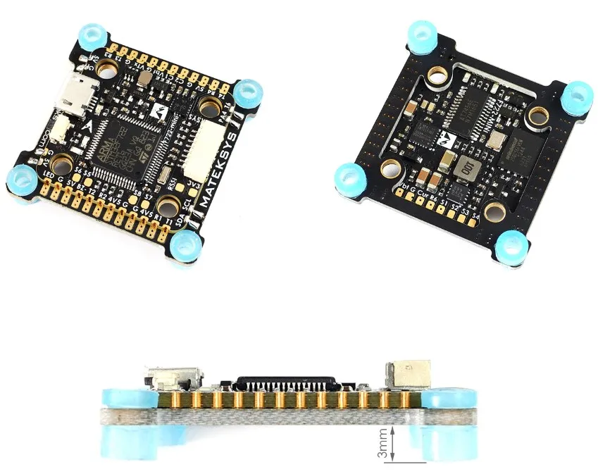 Квадрокоптер matek System Контроллер полета с двойным гироскопом OSD/Acc 32 м вспышка 5 В/2 А