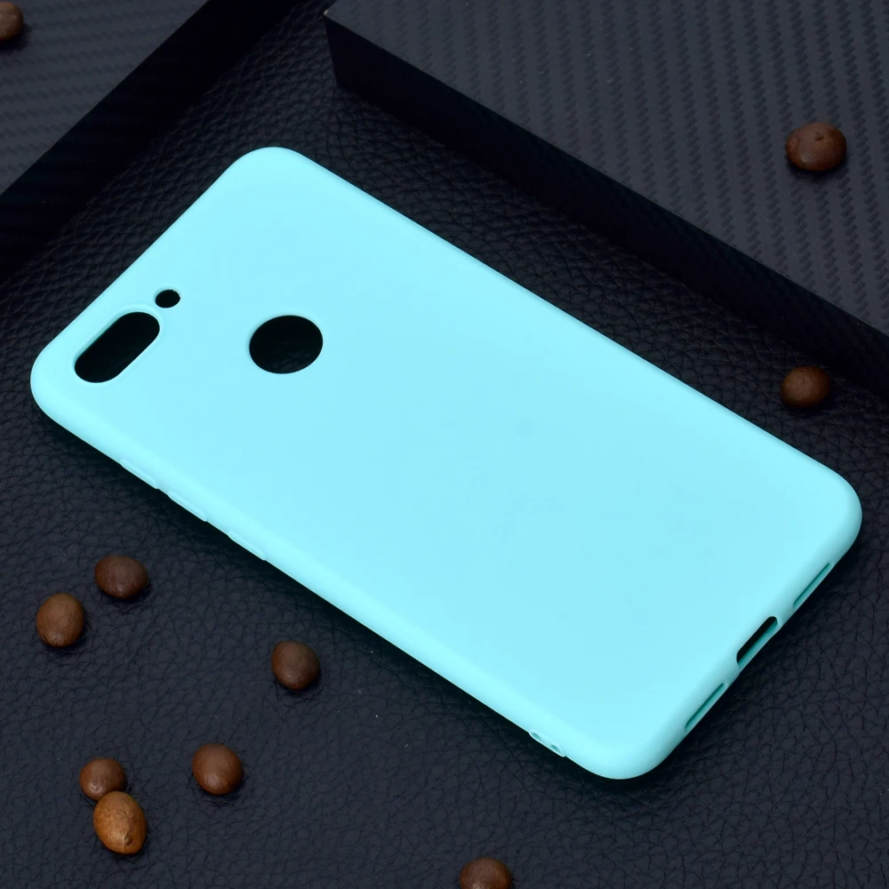 Sunjolly Solid Color Case for Xiaomi Mi8 Lite Soft TPU Silicon Pink Thin Phone Cases Cover coque fundas Mi 8 | Мобильные телефоны и