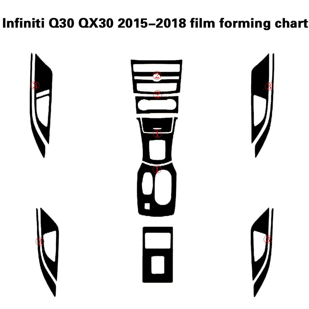 Стайлинг автомобиля 3D/5D углеродное волокно Автомобильный интерьер центральная
