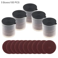 100pcslot mini round sandpaper polishing plate sand sheets cut off wheels sanding disc for electric grinder accessories
