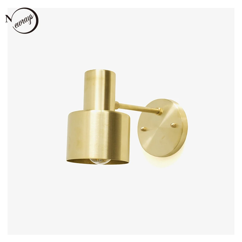 

Golden Background Wall Lamp Creative LED Lamp wall light for industrial Simple Modern style decor work room bathroom lights home