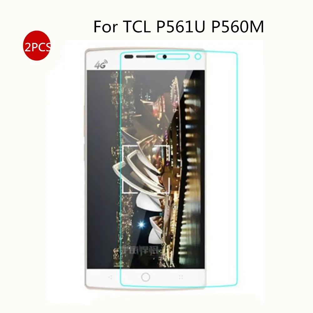 Закаленное стекло 2.5D для TCL P561U P560M 9H Взрывозащищенная защитная пленка экрана