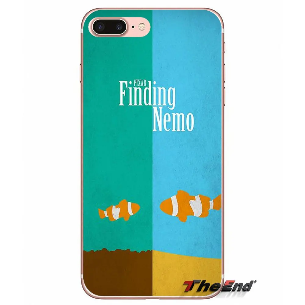 Чехол для Samsung Galaxy S3 S4 S5 MINI S6 S7 edge S8 Plus Note 2 3 4 5 Grand Core Prime White Shark Finding Nemo Dory fish|case plus|fishing