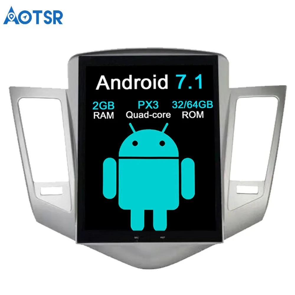 Мультимедийная магнитола Aotsr для CHEVROLET CRUZE 10 4 7 1 2009 дюйма Android 2013|Автомагнитолы| |