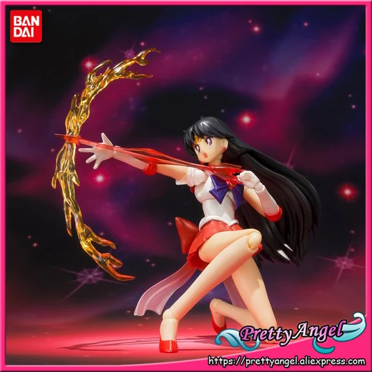 PrettyAngel оригинальная экшн фигурка Bandai Tamashii Nation S.H. Фигурка Сейлор Мун Супер
