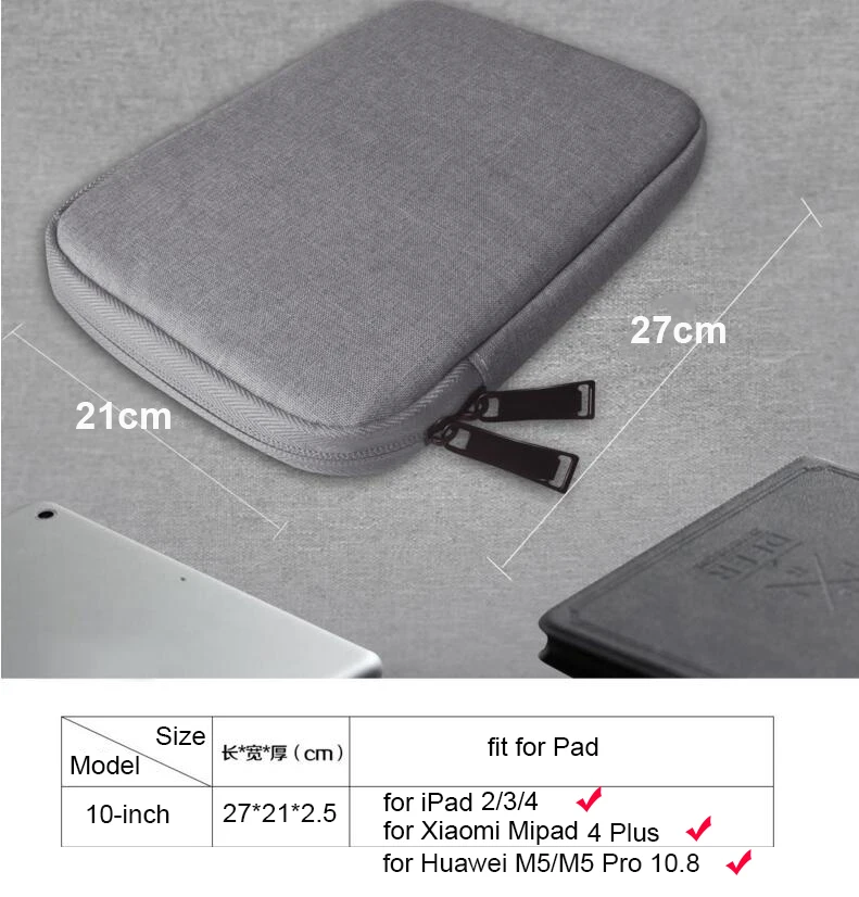 Водонепроницаемый чехол для xiaomi mi pad 4 Plus mipad 10 &quot хлопковая ткань планшета сумка