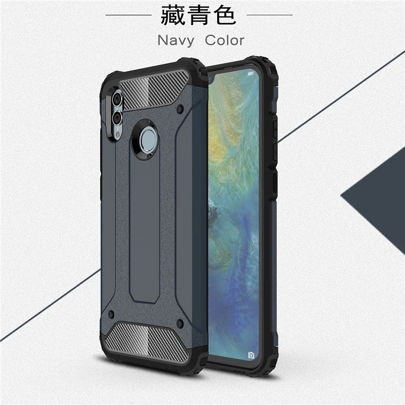 Тяжелый бронированный чехол для huawei Honor 6X 6C 7C 7A Pro 8C 8A P Smart Plus Nova 3i 4 2 s lite тонкий гибридный жесткий чехол для телефона