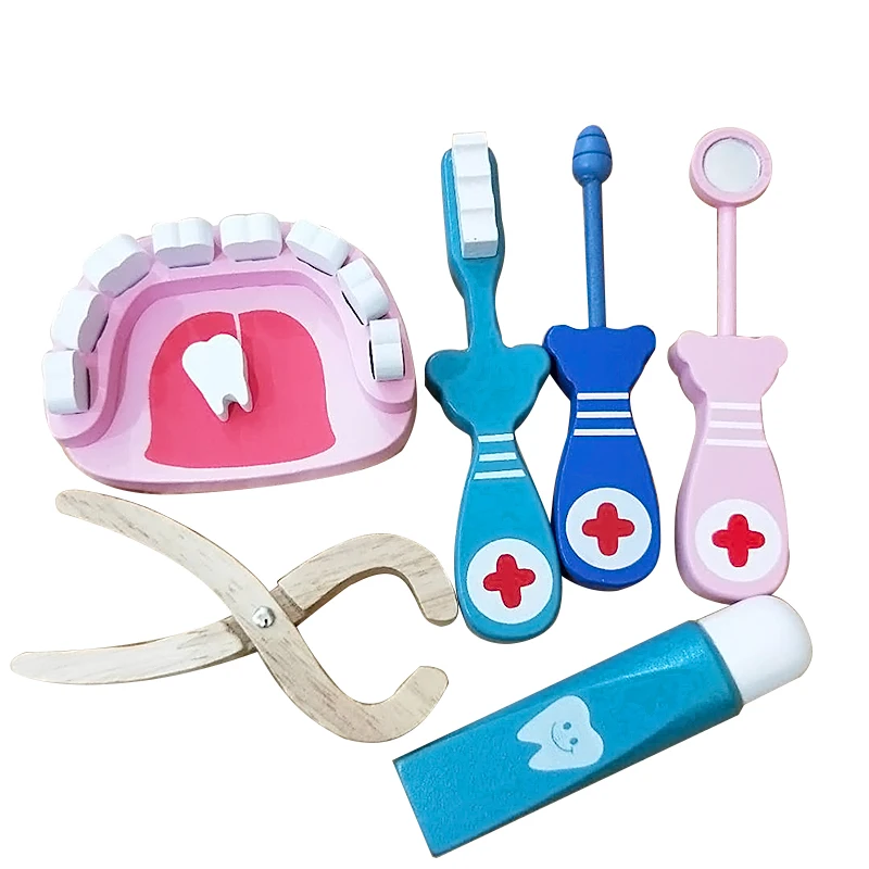 Детский стоматологический костюм игрушка для матери и сада шесть наборов