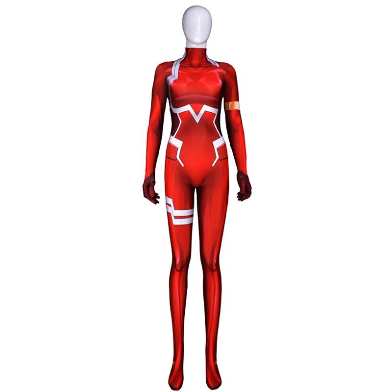 Аниме DARLING в FRANXX Костюмы для косплея ноль два косплэй костюм на Хэллоуин