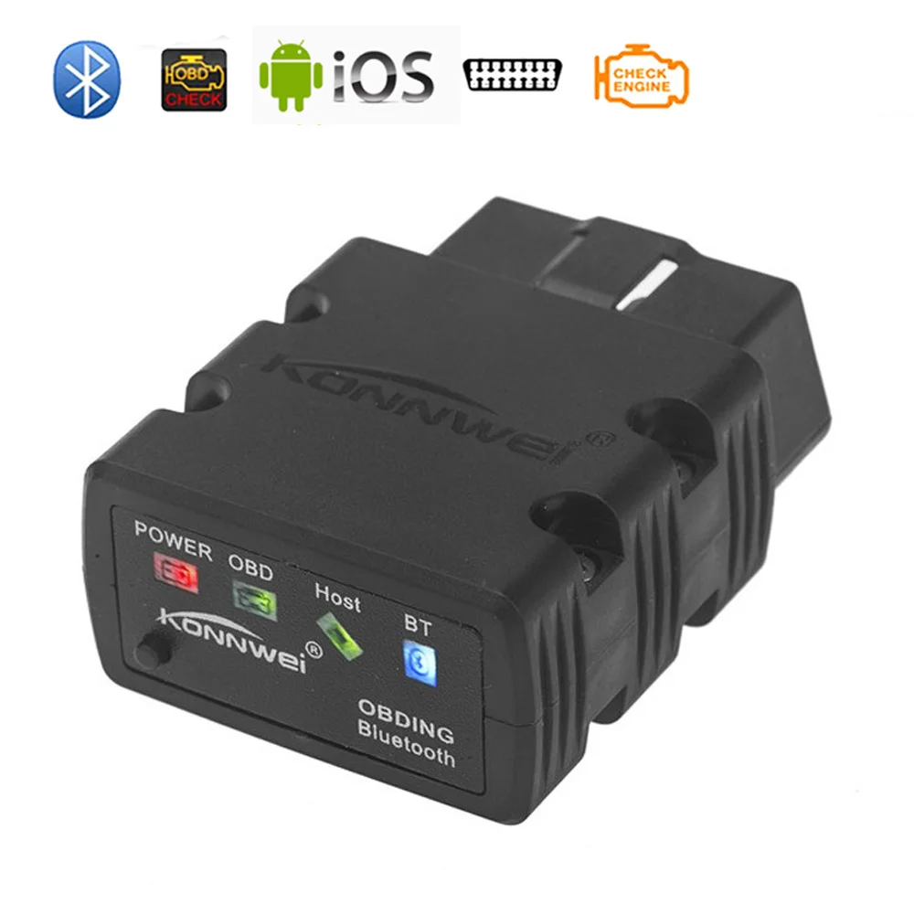 Мини elm327 Bluetooth OBD2 V1.5 elm 327 v1.5 bluetooth автомобильный адаптер сканер OBD 2 Elm OBDII