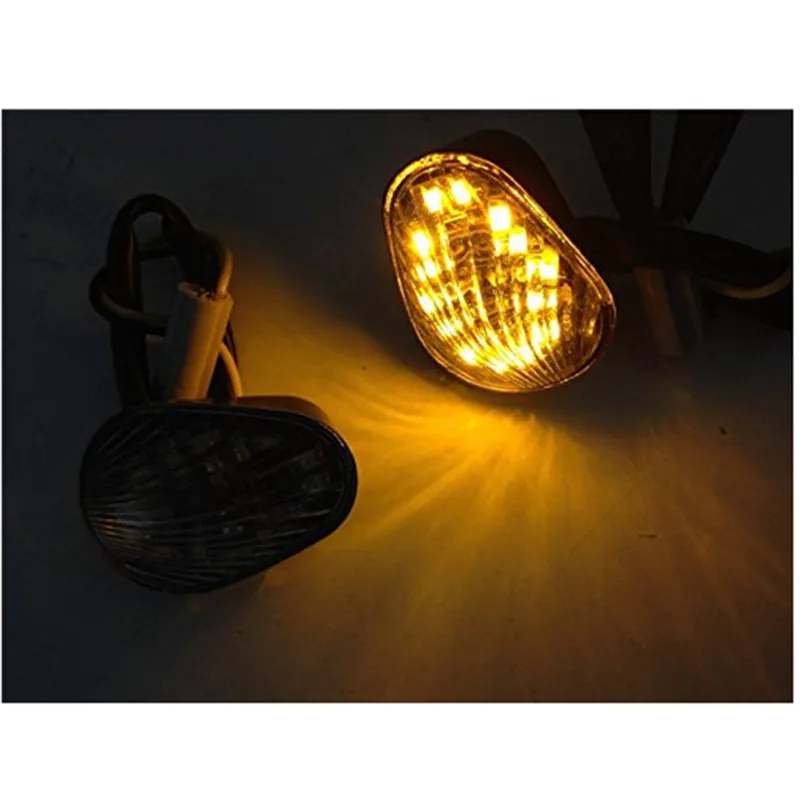 

1 pair Motorcycle Turn Signal Indicator Light Bulb Amber Light LED Motorbike parts Motorcycle LED Flasher Turn Signal Light Lamp