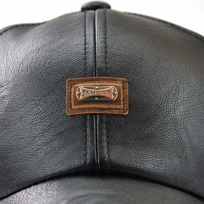 Простые новые мужские бейсболки женские кожаные Casquette брендовые регулируемые
