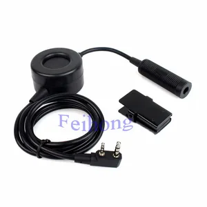 Штепсельная вилка кабеля PTT для Z Tactical Comtac II H50 MSA SORDIN H60 HD03, шумоподавляющая гарнитура для Kenwood, двухстороннее радио