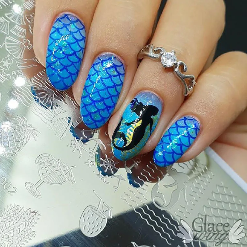 BeautyBigBang штамповочная пластина для ногтей 2019 геометрические пластины штамповки