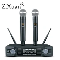 high quality 2 handheld professional wireless microphone family ktv conference room stage microphone
