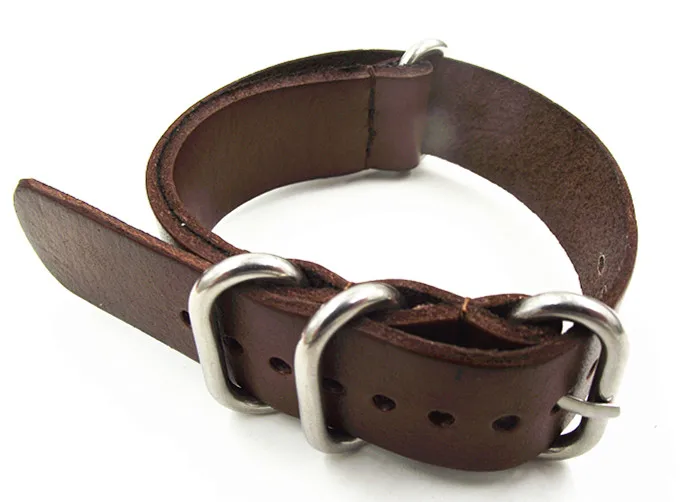 Ремешок из натуральной кожи для наручных часов 10 шт./лот высокое качество 22 мм